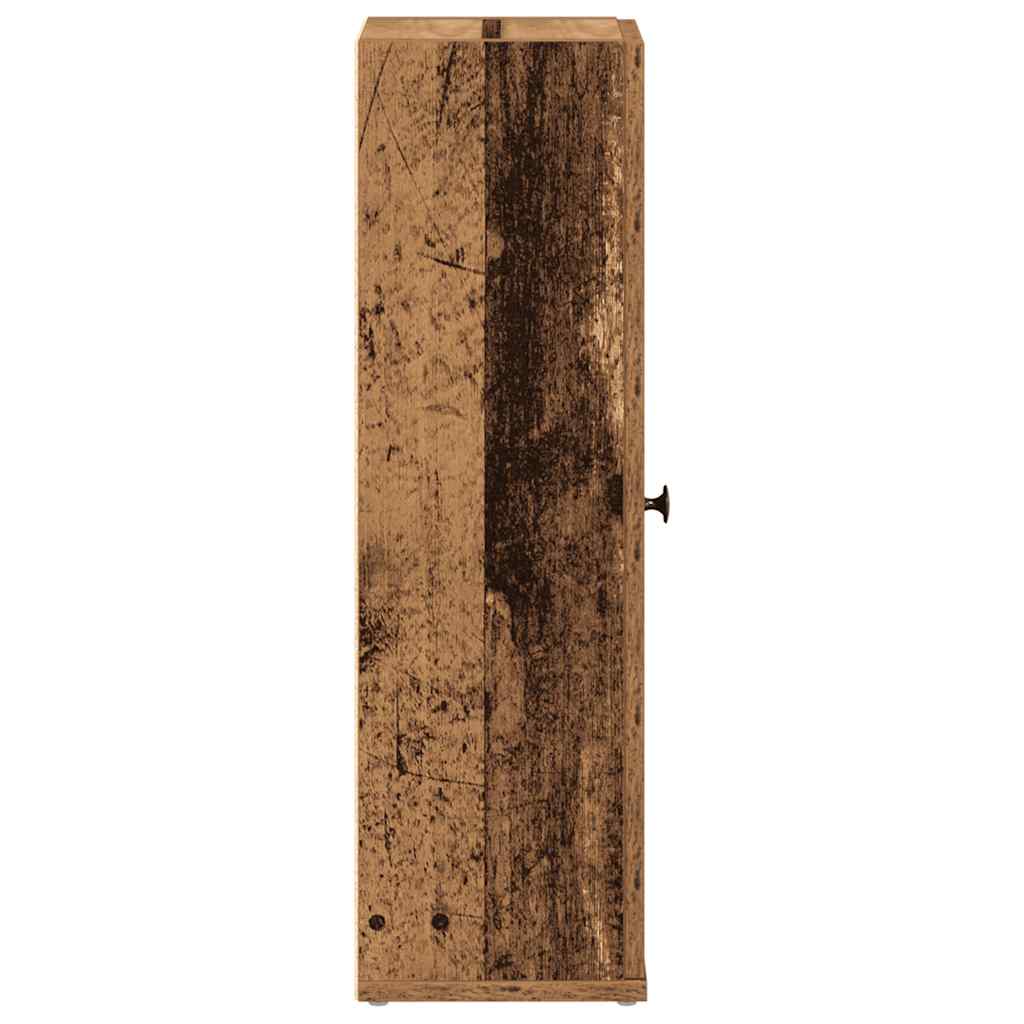 Badkamerkast met rolhouder 20,5x22x72 cm oud houtkleurig is nu te koop bij PeponiXL, paradijselijk wonen!