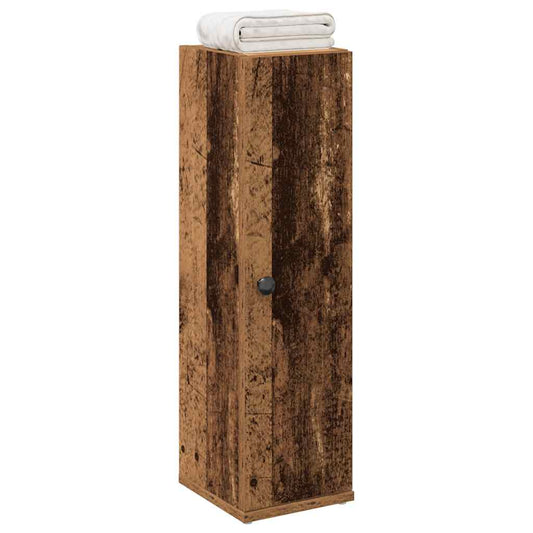 Badkamerkast met rolhouder 20,5x22x72 cm oud houtkleurig is nu te koop bij PeponiXL, paradijselijk wonen!