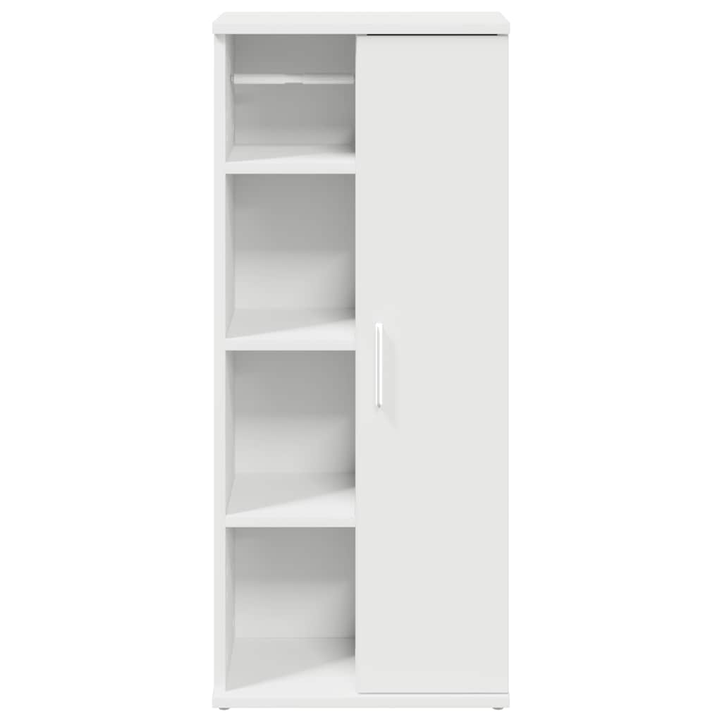 Badkamerkast met rolhouder 39x22x90 cm wit is nu te koop bij PeponiXL, paradijselijk wonen!