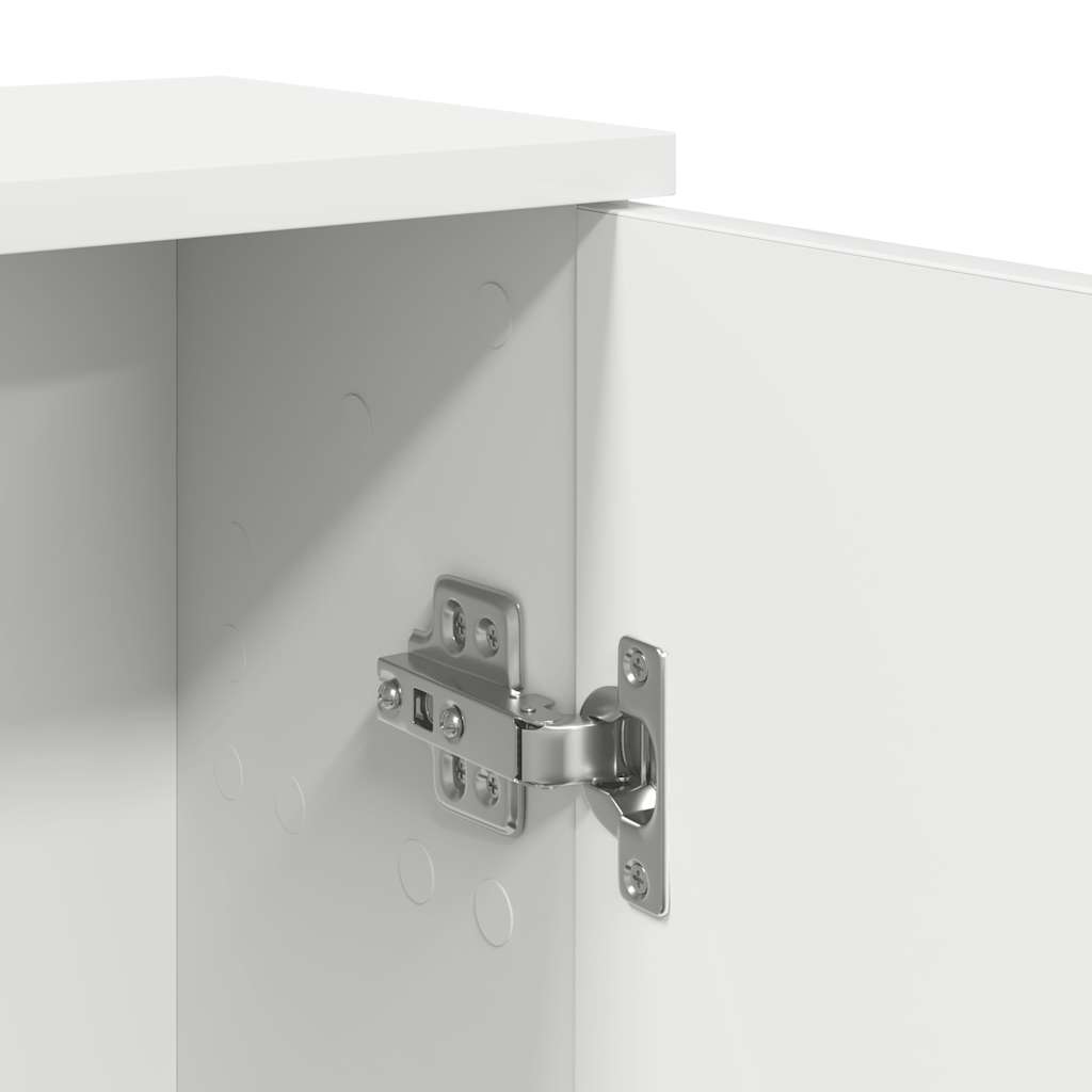 Badkamerkast met rolhouder 39x22x90 cm wit is nu te koop bij PeponiXL, paradijselijk wonen!
