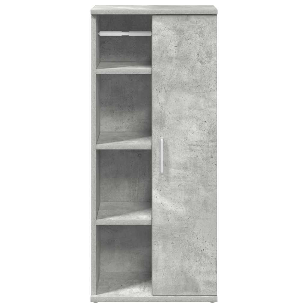 Badkamerkast met rolhouder 39x22x90 cm betongrijs is nu te koop bij PeponiXL, paradijselijk wonen!