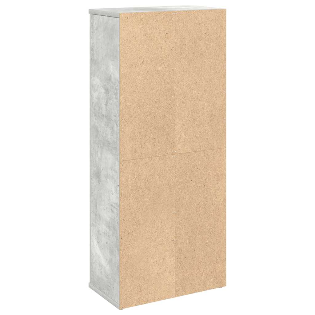 Badkamerkast met rolhouder 39x22x90 cm betongrijs is nu te koop bij PeponiXL, paradijselijk wonen!