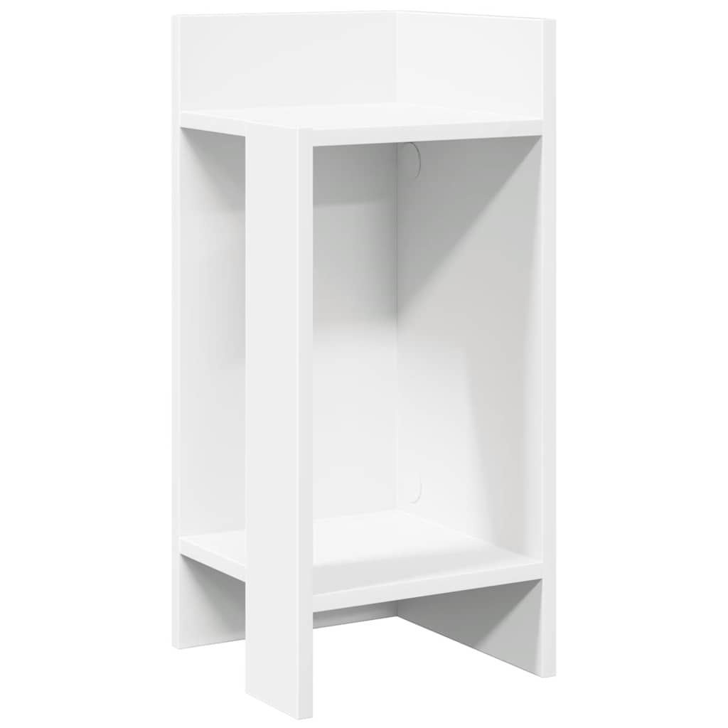 Bijzettafeltje met plank 25,5x27x60 cm wit is nu te koop bij PeponiXL, paradijselijk wonen!