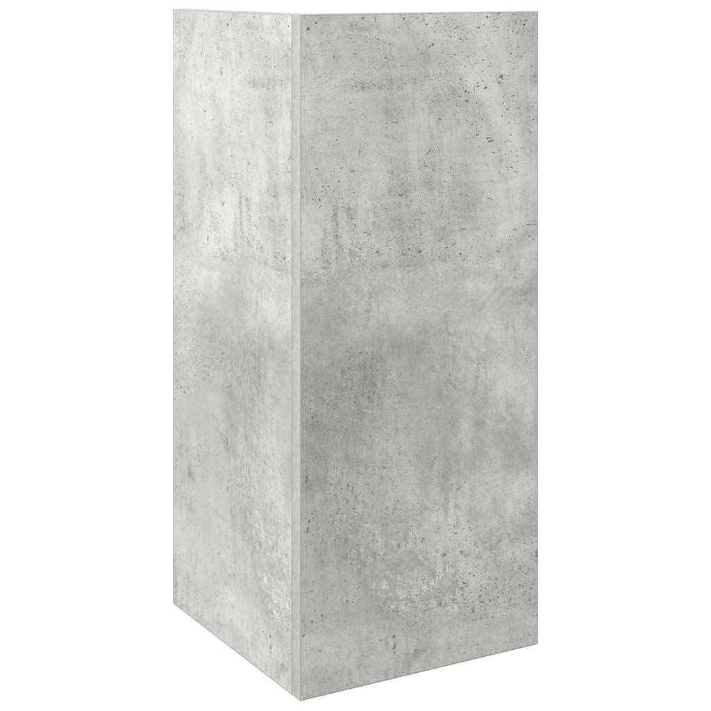 Bijzettafeltje met plank 25,5x27x60 cm betongrijs is nu te koop bij PeponiXL, paradijselijk wonen!