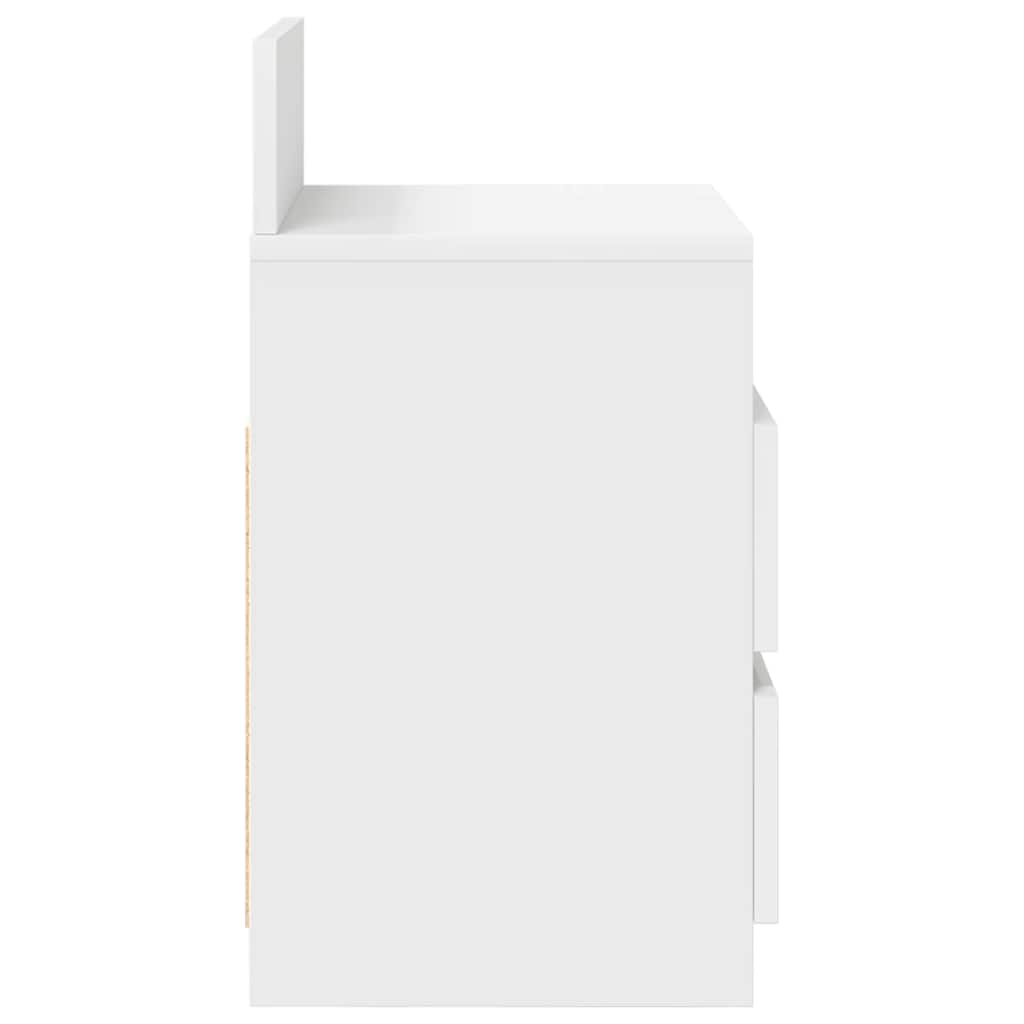 Nachtkastjes 2 st met 2 lades 40x33x60 cm wit is nu te koop bij PeponiXL, paradijselijk wonen!