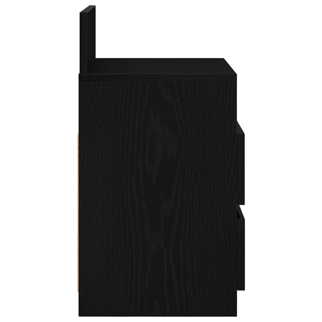 Nachtkastjes 2 st met 2 lades 40x33x60 cm zwart is nu te koop bij PeponiXL, paradijselijk wonen!