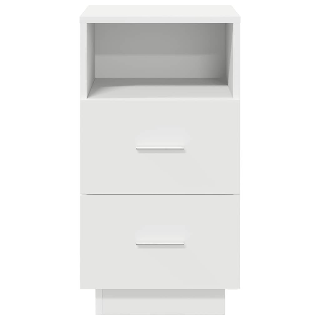 Nachtkastjes 2 st met 2 lades 36x36x68 cm wit is nu te koop bij PeponiXL, paradijselijk wonen!