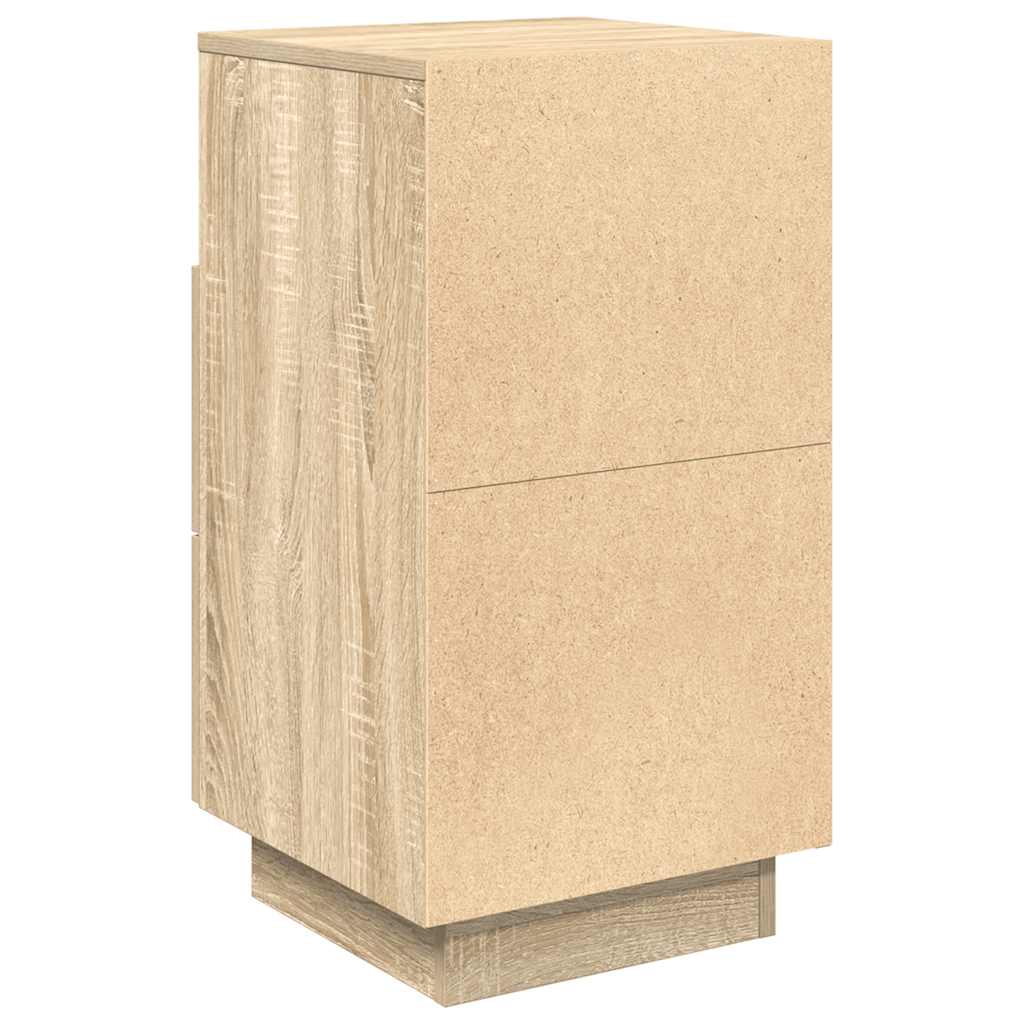 Nachtkastjes 2 st met 2 lades 36x36x68 cm sonoma eikenkleurig is nu te koop bij PeponiXL, paradijselijk wonen!
