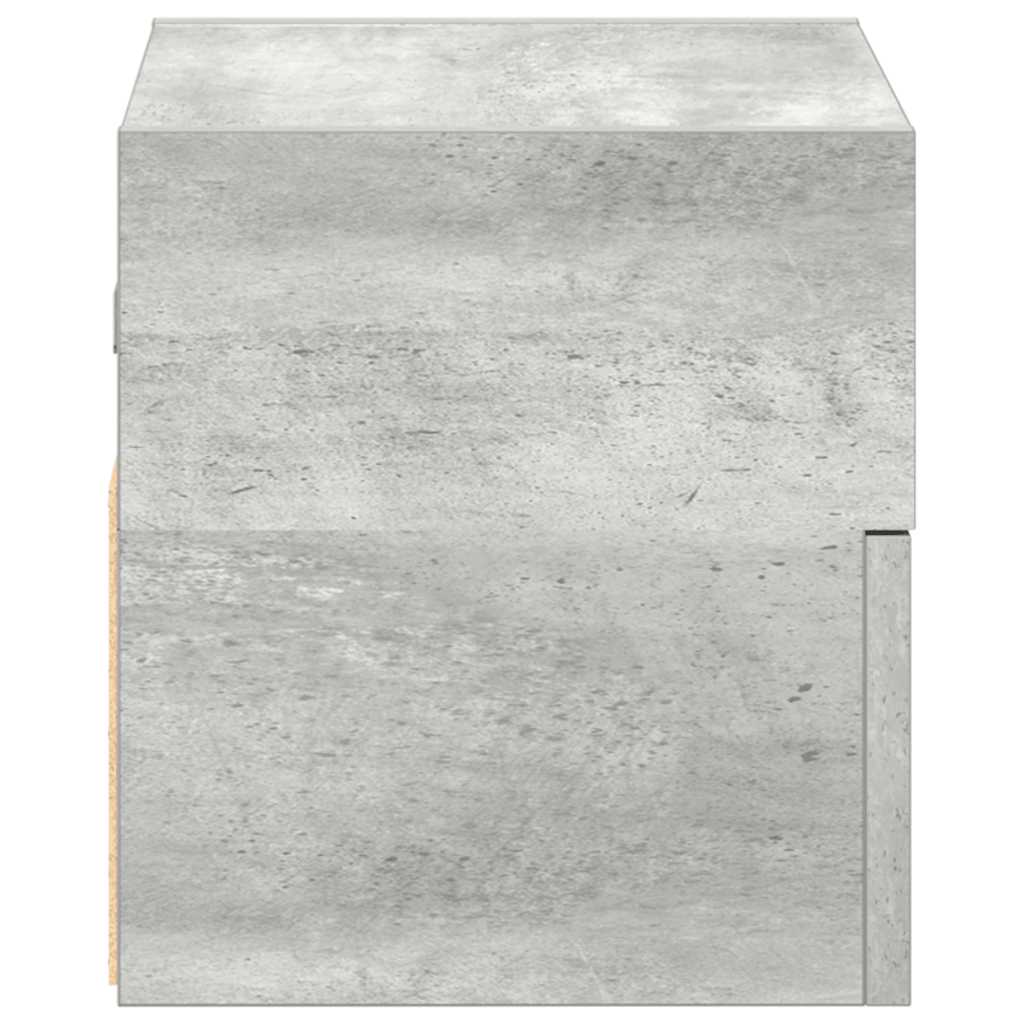 Nachtkastjes 2 st wandgemonteerd 45x26x28,5 cm betongrijs is nu te koop bij PeponiXL, paradijselijk wonen!