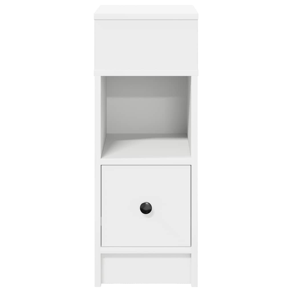 Nachtkastjes 2 st met lade 25x31x66 cm wit is nu te koop bij PeponiXL, paradijselijk wonen!
