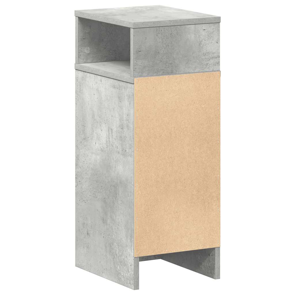 Nachtkastjes 2 st met lade 25x31x66 cm betongrijs is nu te koop bij PeponiXL, paradijselijk wonen!