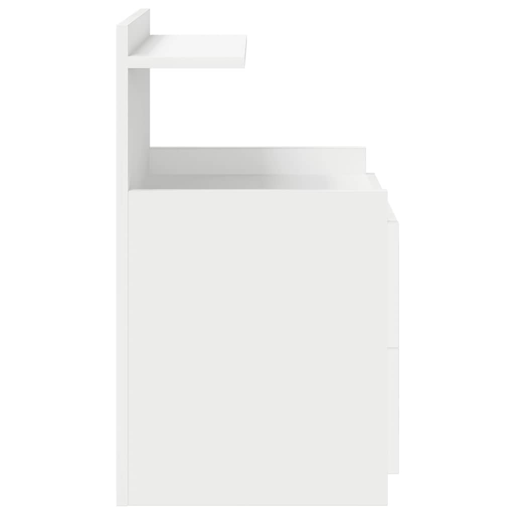 Nachtkastjes 2 st met 2 lades wit 40x36,5x62 cm is nu te koop bij PeponiXL, paradijselijk wonen!