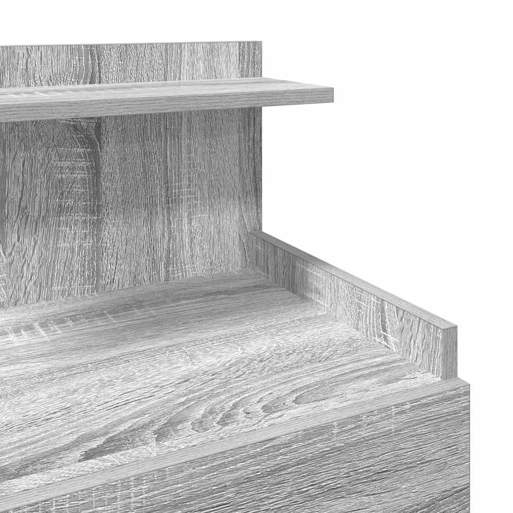 Nachtkastjes 2 st met 2 lades grijs sonoma eiken 40x36,5x62 cm is nu te koop bij PeponiXL, paradijselijk wonen!