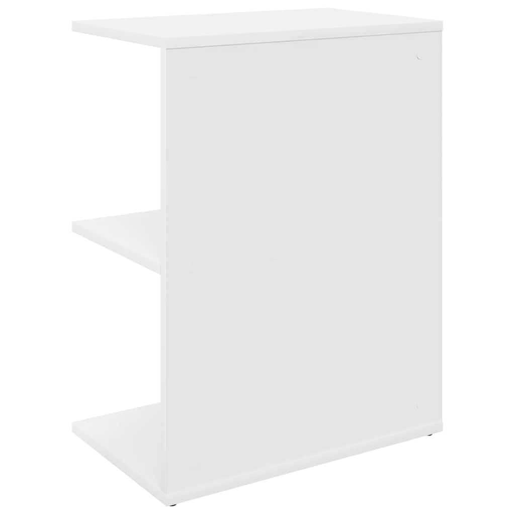 Nachtkastjes 2 st 46,5x29x61 cm bewerkt hout wit is nu te koop bij PeponiXL, paradijselijk wonen!