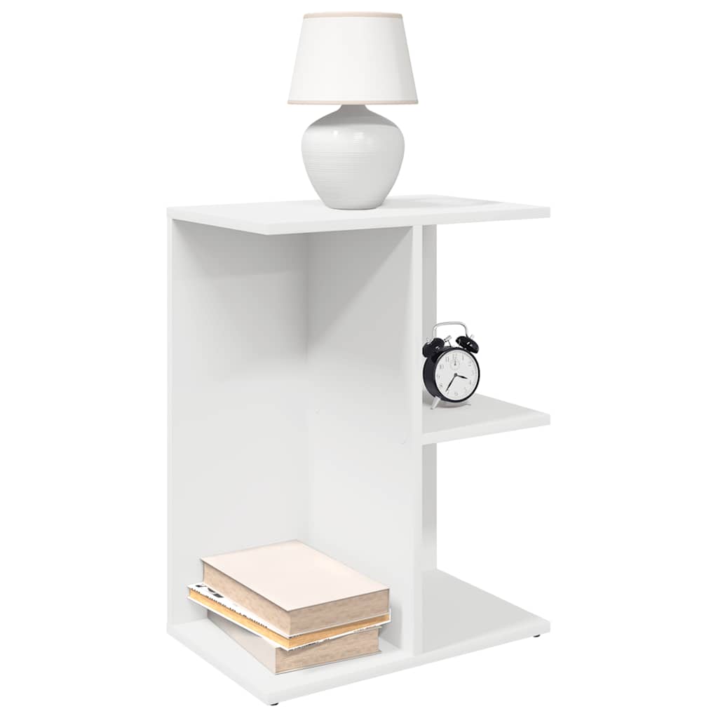 Nachtkastjes 2 st 46,5x29x61 cm bewerkt hout wit is nu te koop bij PeponiXL, paradijselijk wonen!