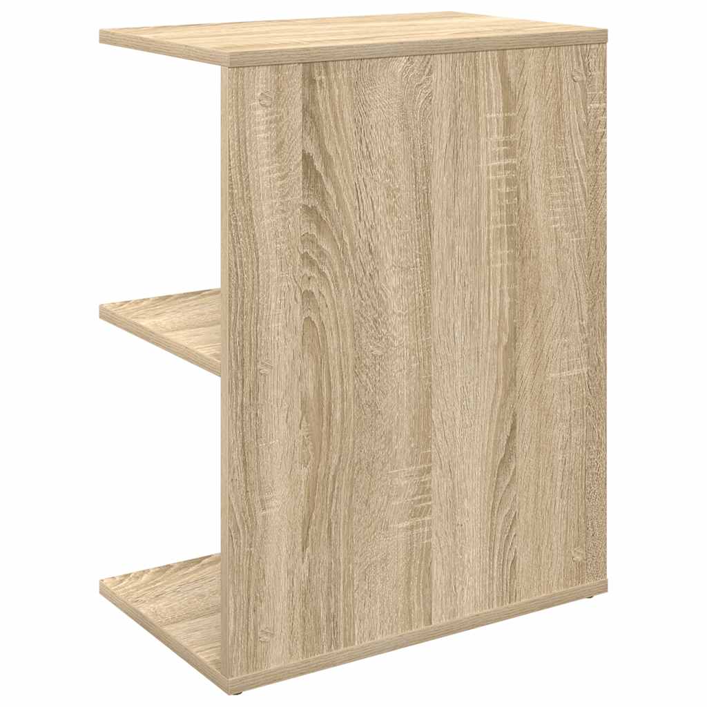 Nachtkastjes 2 st 46,5x29x61 cm bewerkt hout sonoma eikenkleur is nu te koop bij PeponiXL, paradijselijk wonen!