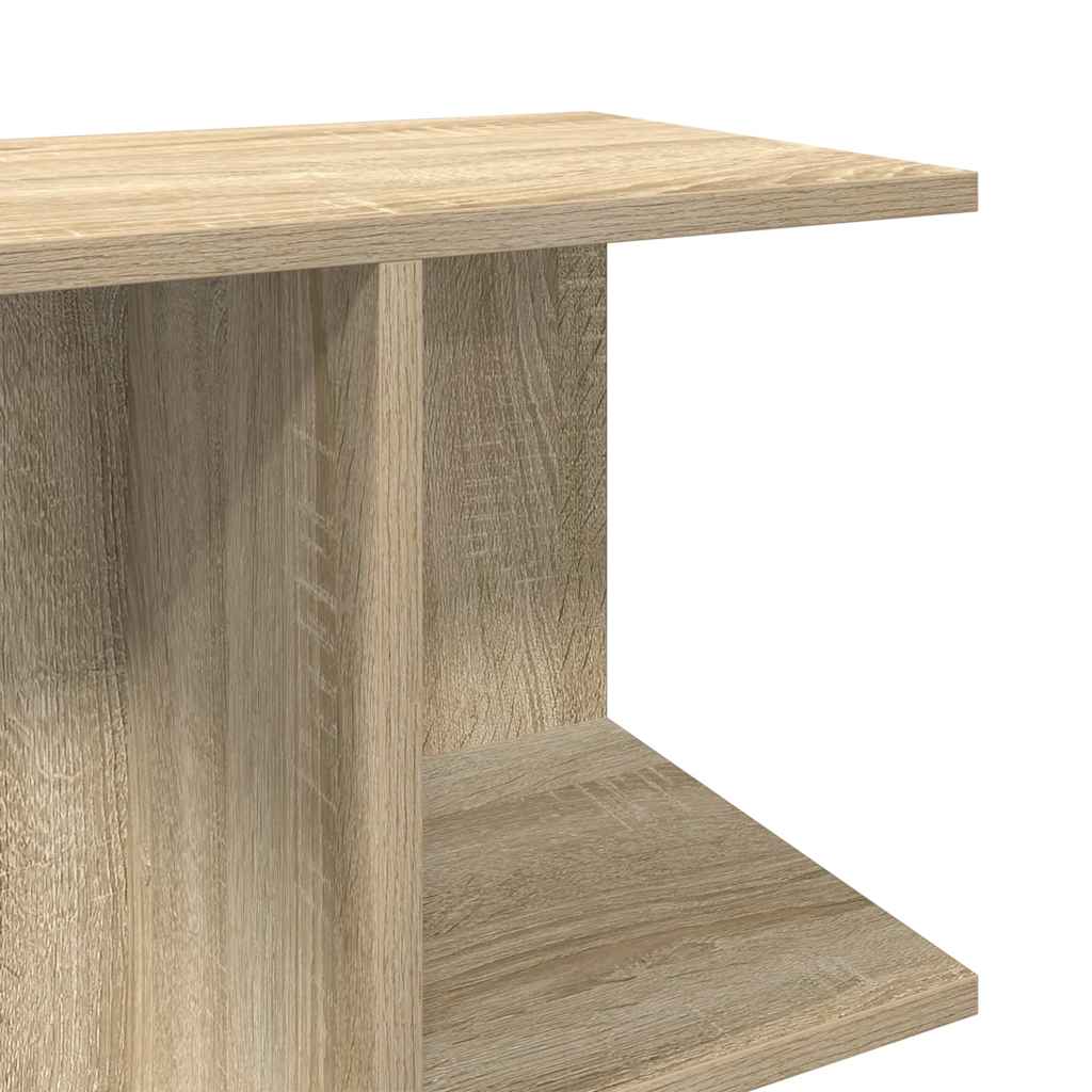 Nachtkastjes 2 st 46,5x29x61 cm bewerkt hout sonoma eikenkleur is nu te koop bij PeponiXL, paradijselijk wonen!