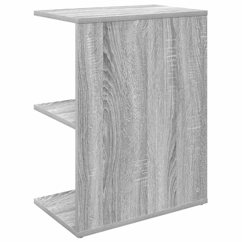Nachtkastjes 2 st 46,5x29x61 cm bewerkt hout grijs sonoma eiken is nu te koop bij PeponiXL, paradijselijk wonen!