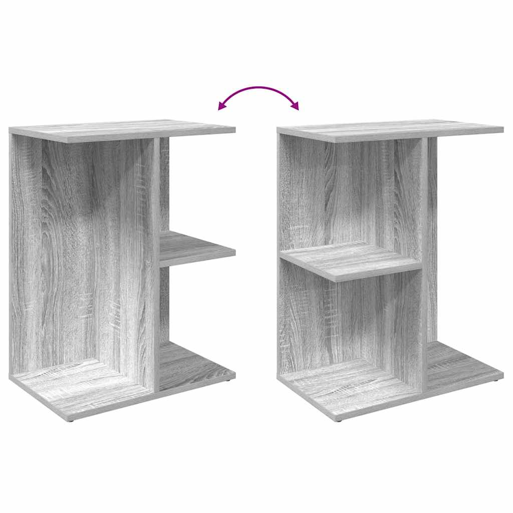 Nachtkastjes 2 st 46,5x29x61 cm bewerkt hout grijs sonoma eiken is nu te koop bij PeponiXL, paradijselijk wonen!