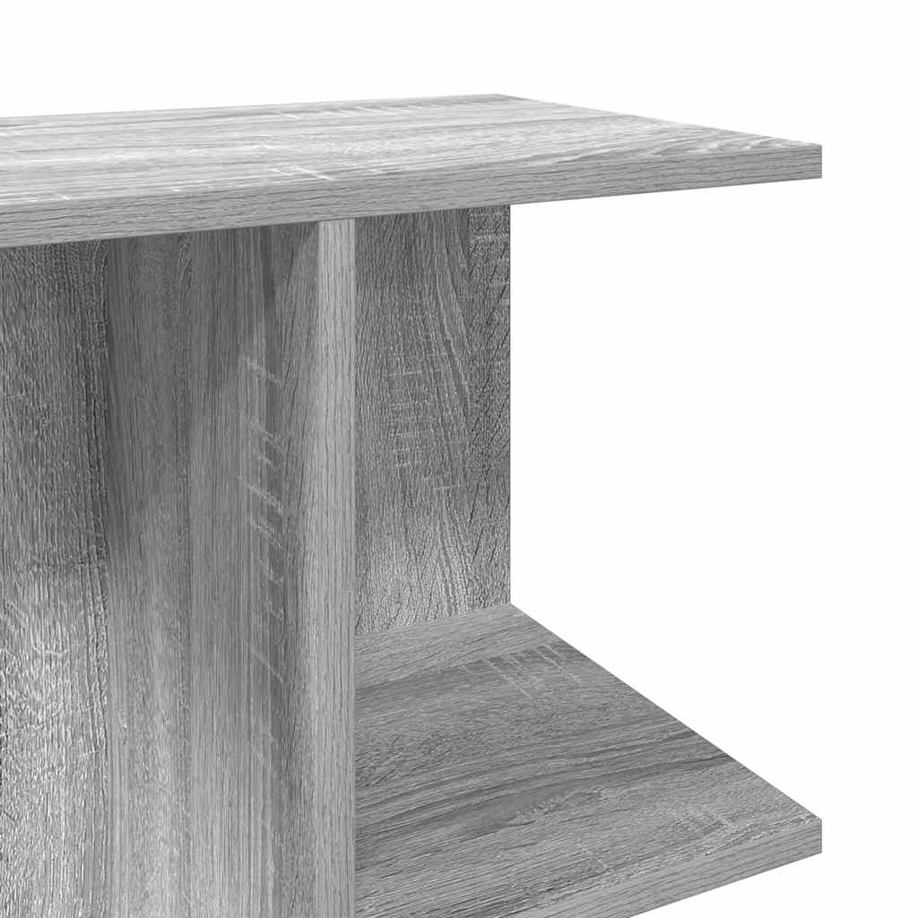 Nachtkastjes 2 st 46,5x29x61 cm bewerkt hout grijs sonoma eiken is nu te koop bij PeponiXL, paradijselijk wonen!