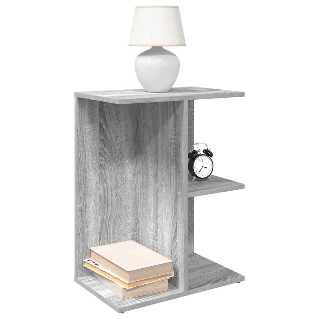 Nachtkastjes 2 st 46,5x29x61 cm bewerkt hout grijs sonoma eiken is nu te koop bij PeponiXL, paradijselijk wonen!