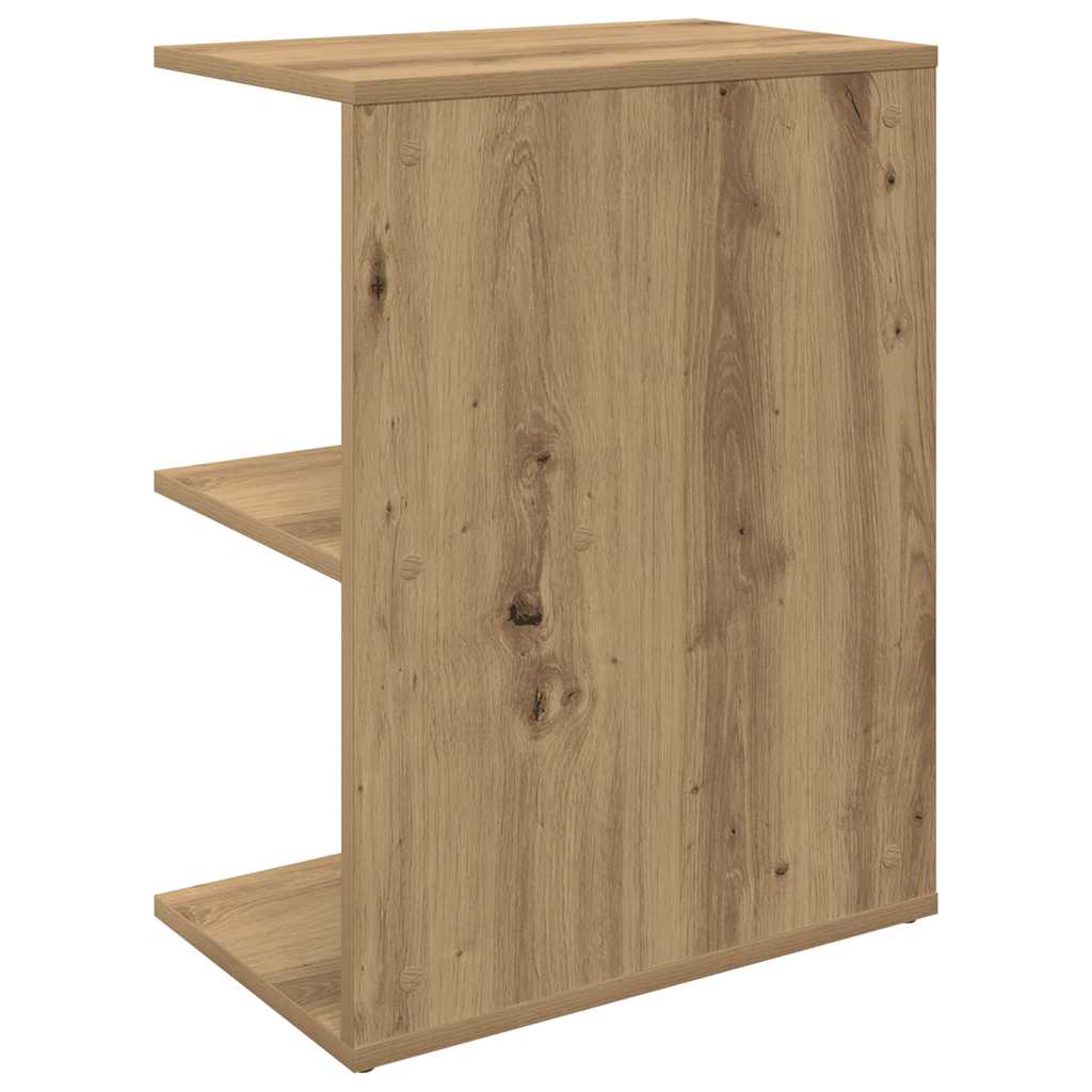 Nachtkastjes 2 st 46,5x29x61 cm bewerkt hout artisanaal eiken is nu te koop bij PeponiXL, paradijselijk wonen!