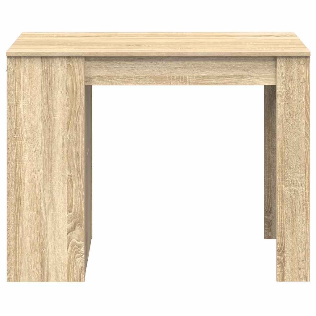 Bureau met lade&plank 102x62x77,5 cm bewerkt hout sonoma eiken is nu te koop bij PeponiXL, paradijselijk wonen!