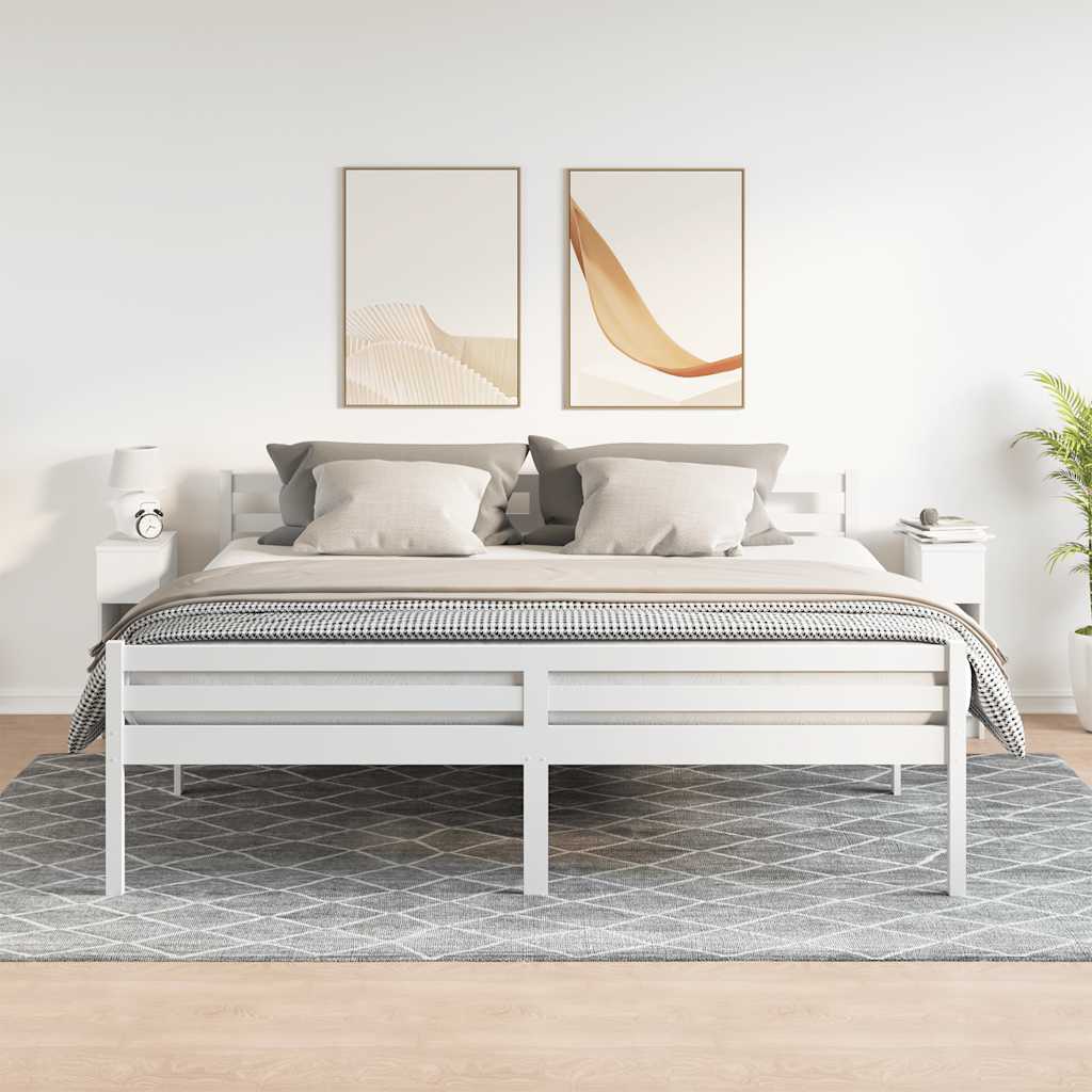 Nachtkastjes 2 st met lade 20x36x60 cm wit is nu te koop bij PeponiXL, paradijselijk wonen!