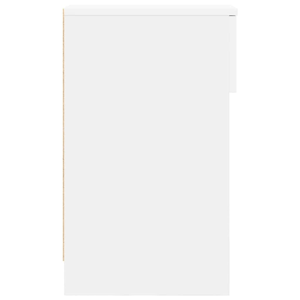 Nachtkastjes 2 st met lade 20x36x60 cm wit is nu te koop bij PeponiXL, paradijselijk wonen!