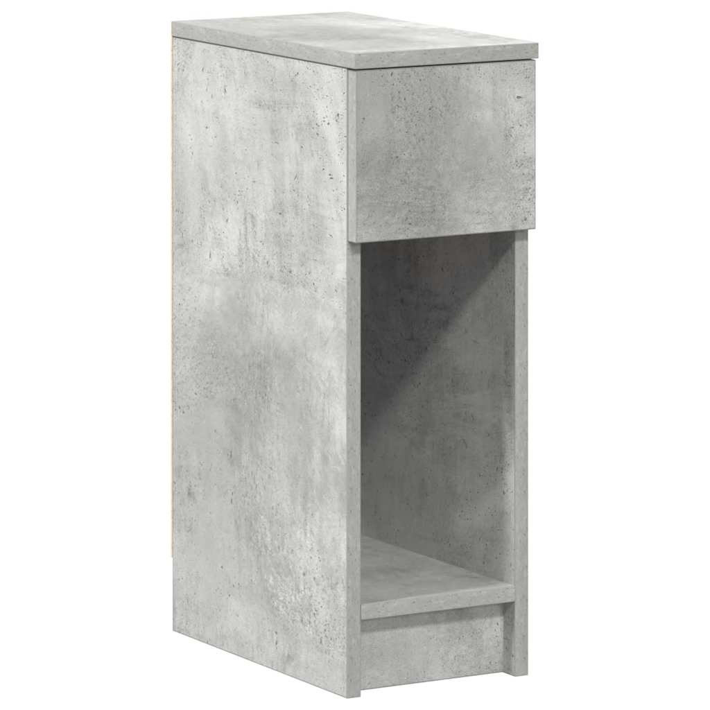 Nachtkastje met lade 20x36x60 cm betongrijs is nu te koop bij PeponiXL, paradijselijk wonen!
