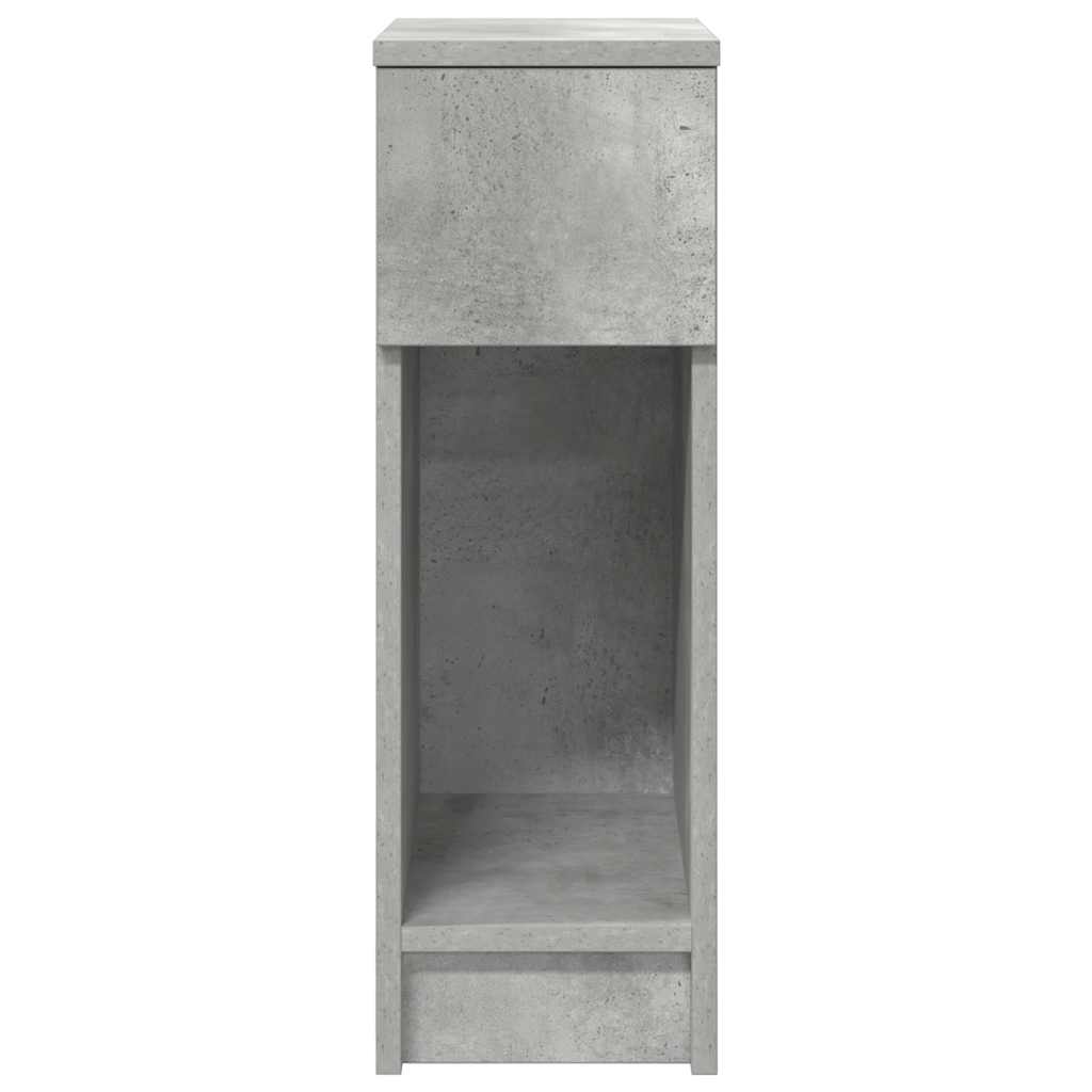 Nachtkastje met lade 20x36x60 cm betongrijs is nu te koop bij PeponiXL, paradijselijk wonen!
