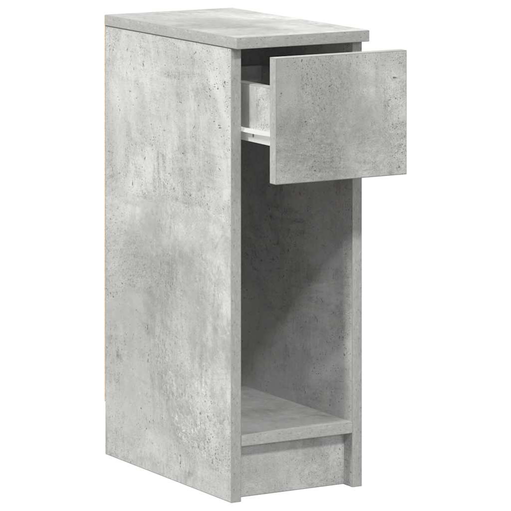 Nachtkastje met lade 20x36x60 cm betongrijs is nu te koop bij PeponiXL, paradijselijk wonen!