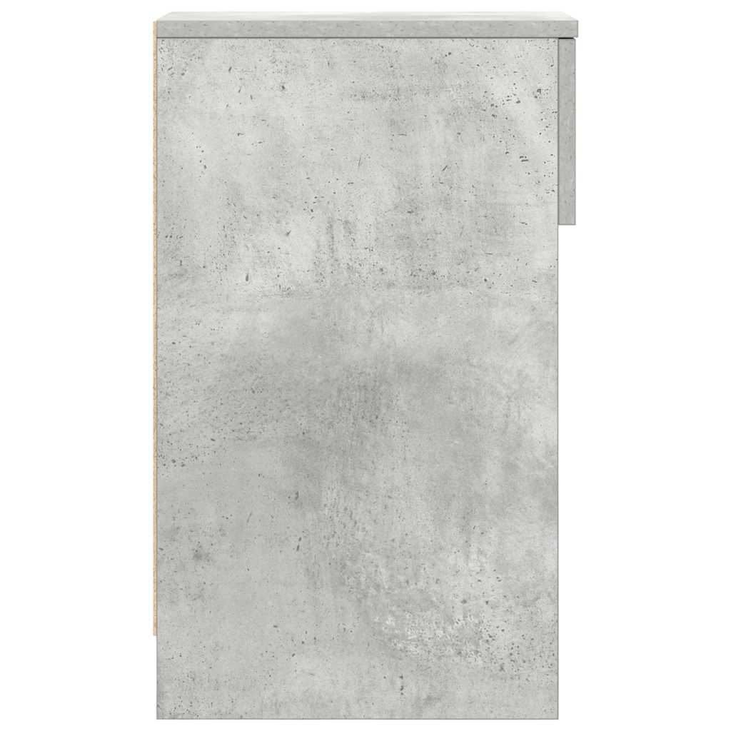 Nachtkastje met lade 20x36x60 cm betongrijs is nu te koop bij PeponiXL, paradijselijk wonen!
