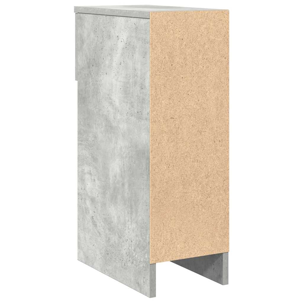 Nachtkastje met lade 20x36x60 cm betongrijs is nu te koop bij PeponiXL, paradijselijk wonen!