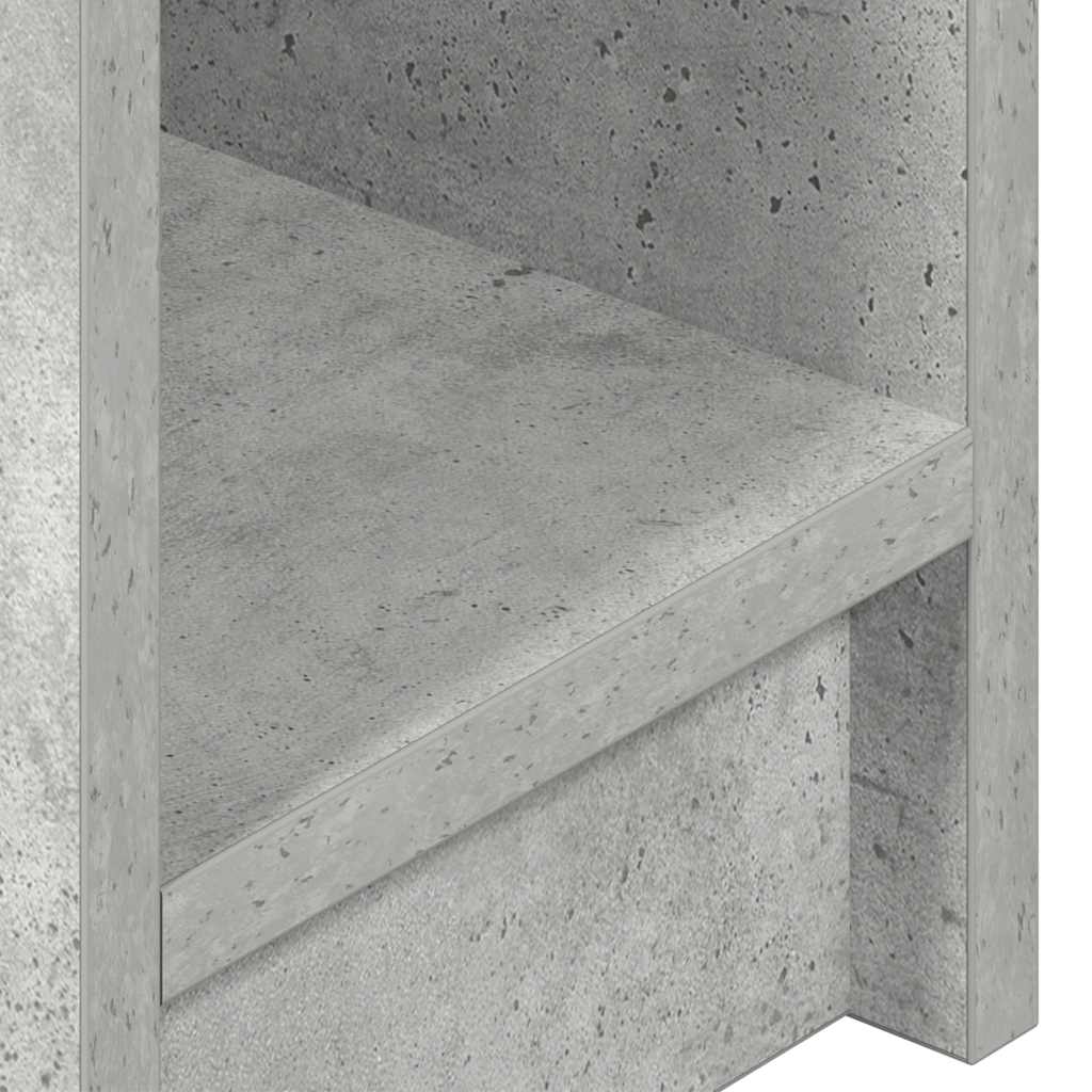 Nachtkastje met lade 20x36x60 cm betongrijs is nu te koop bij PeponiXL, paradijselijk wonen!