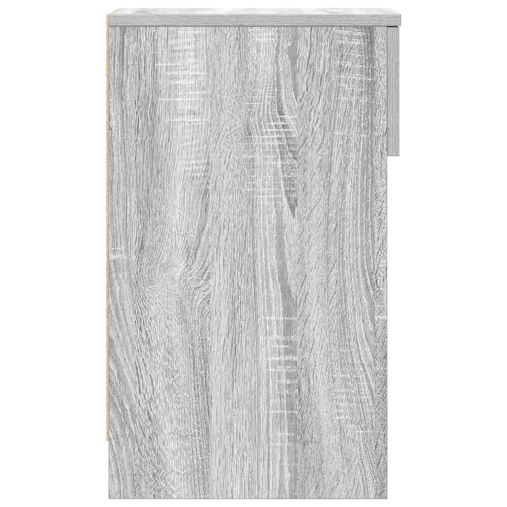 Nachtkastjes 2 st met lade 20x36x60 cm grijs sonoma eikenkleur is nu te koop bij PeponiXL, paradijselijk wonen!