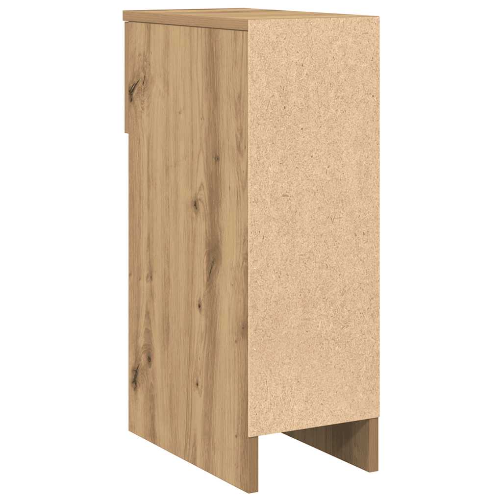 Nachtkastjes 2 st met lade 20x36x60 cm artisanaal eikenkleurig is nu te koop bij PeponiXL, paradijselijk wonen!