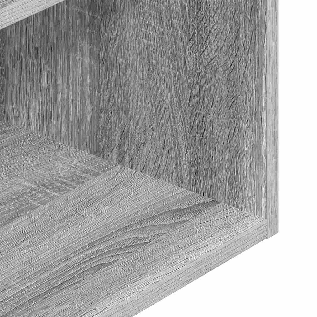 Nachtkastjes 2 st met lade 35x34x66,5cm grijs sonoma eikenkleur is nu te koop bij PeponiXL, paradijselijk wonen!