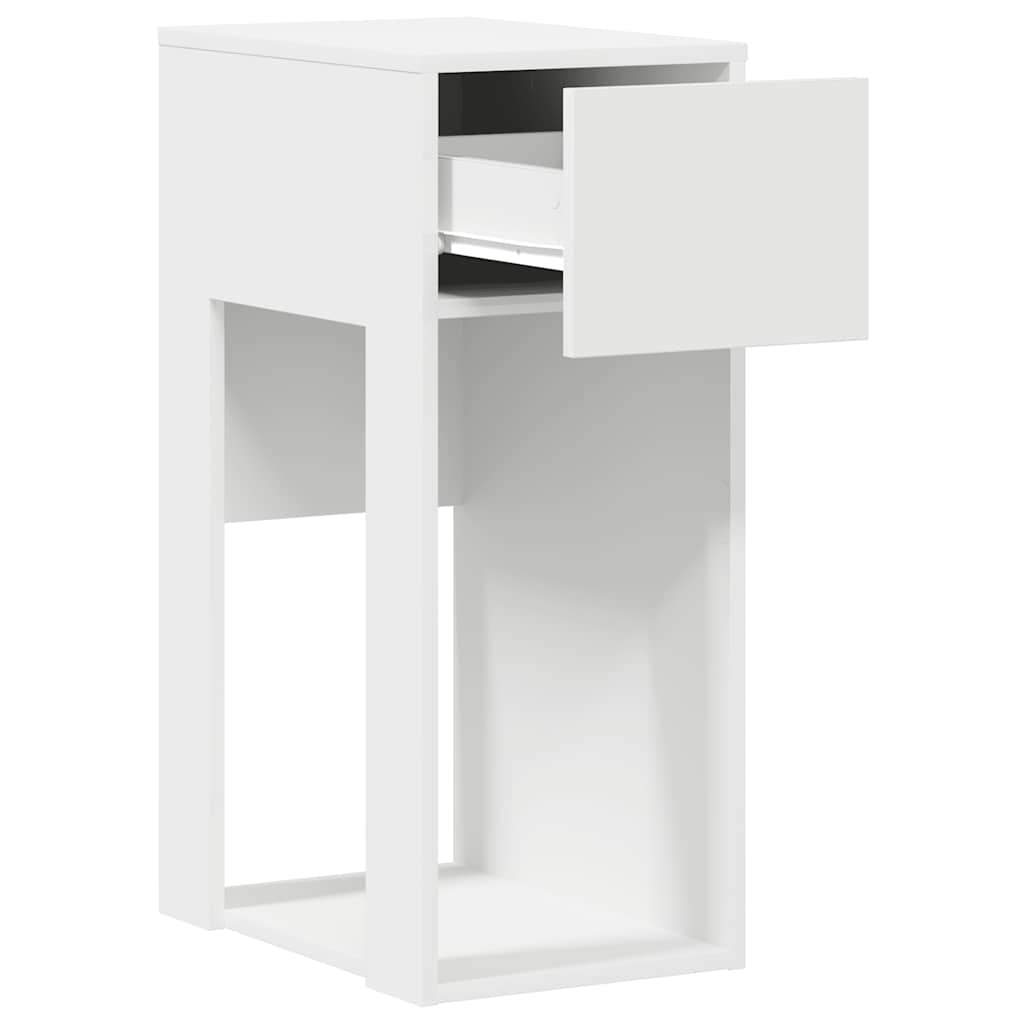 Computertorenstandaard met lade 30x44x74 cm wit is nu te koop bij PeponiXL, paradijselijk wonen!