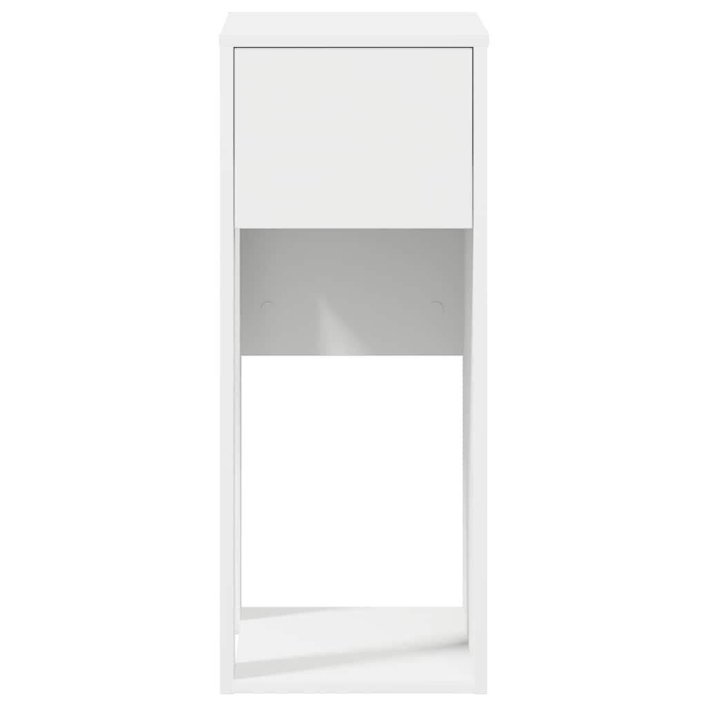 Computertorenstandaard met lade 30x44x74 cm wit is nu te koop bij PeponiXL, paradijselijk wonen!