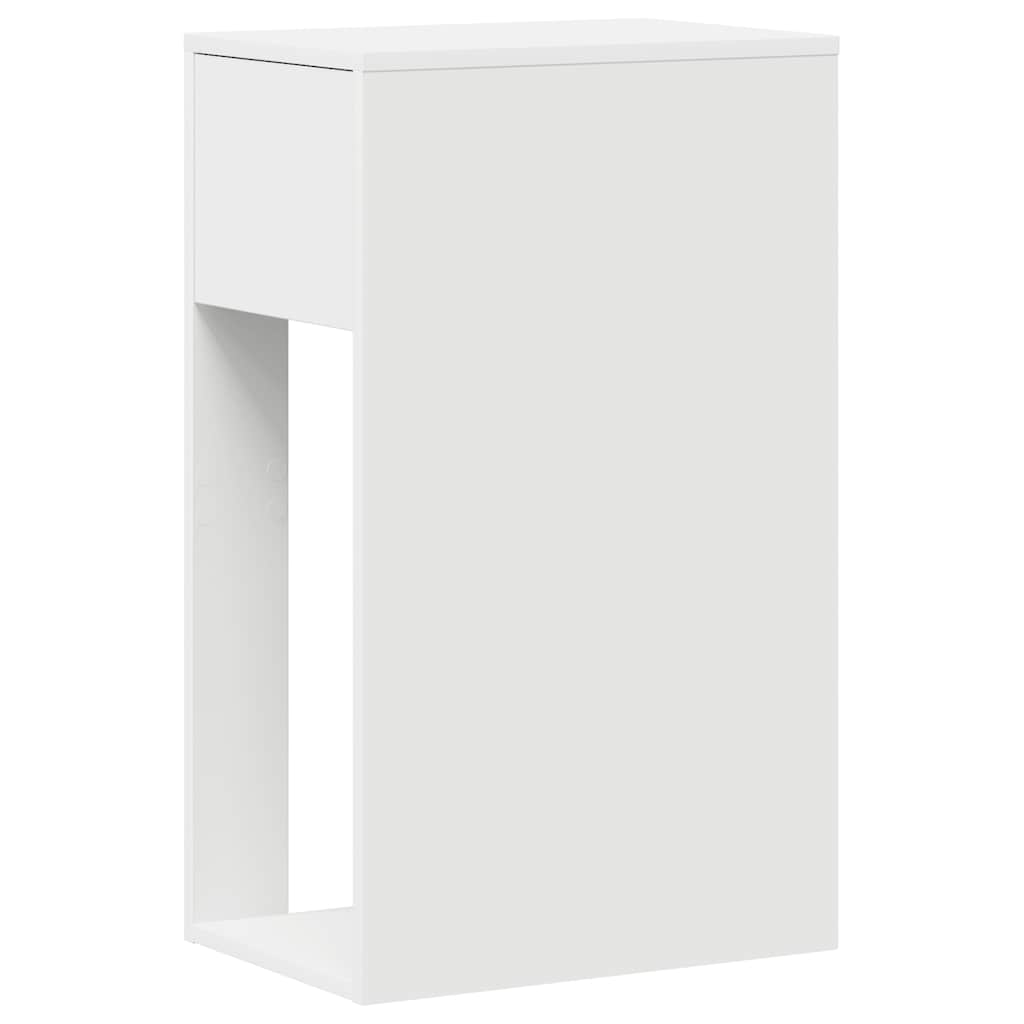 Computertorenstandaard met lade 30x44x74 cm wit is nu te koop bij PeponiXL, paradijselijk wonen!