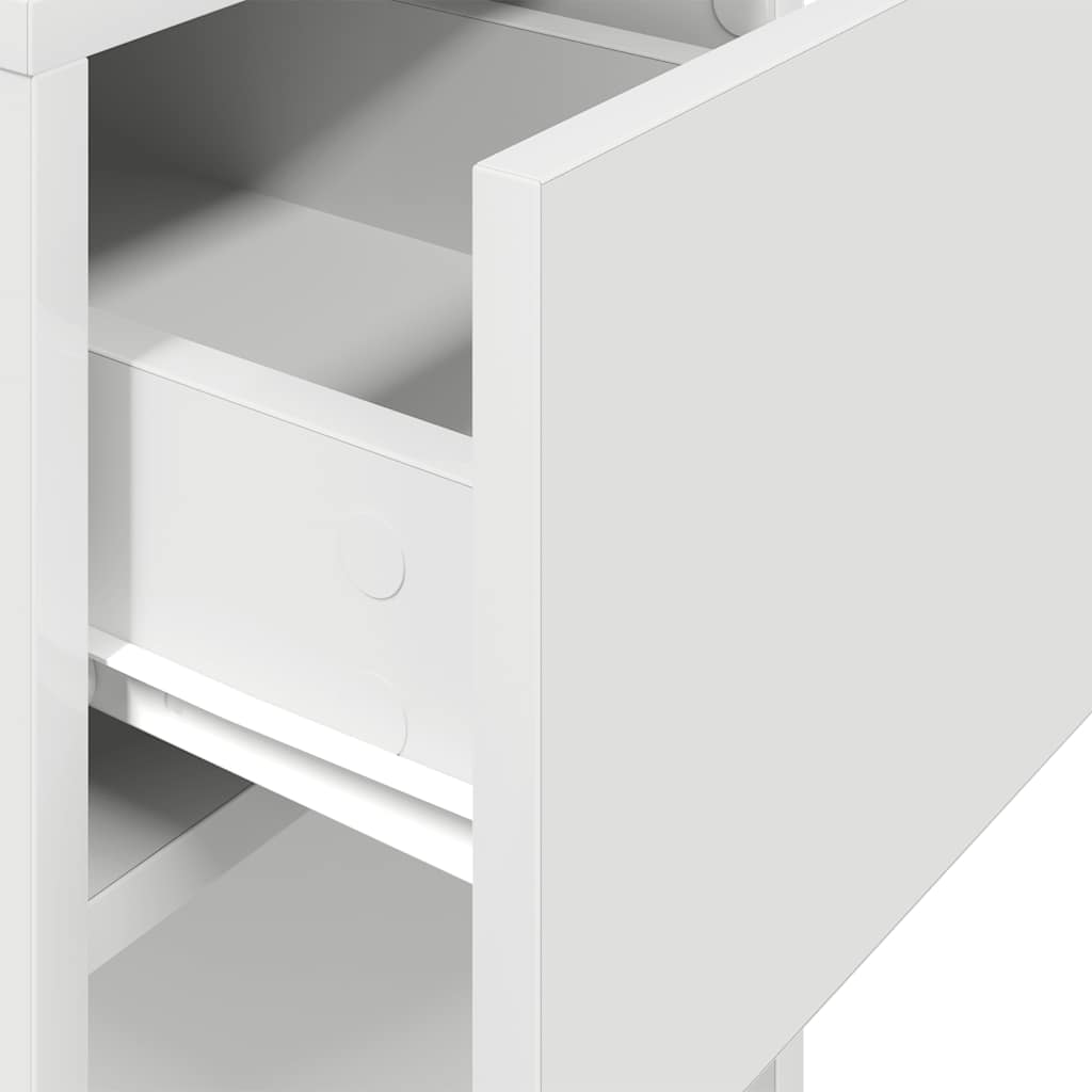 Computertorenstandaard met lade 30x44x74 cm wit is nu te koop bij PeponiXL, paradijselijk wonen!