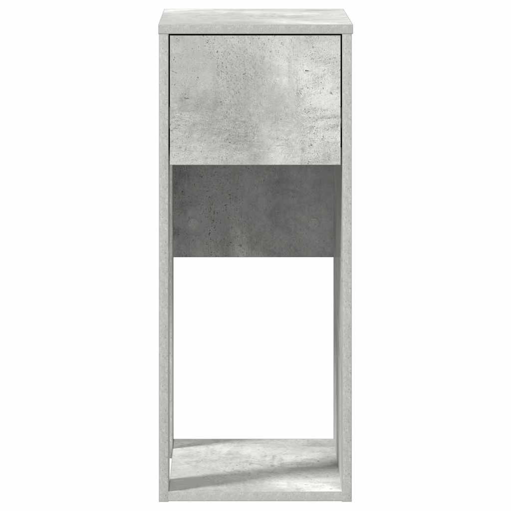 Computertorenstandaard met lade 30x44x74 cm betongrijs is nu te koop bij PeponiXL, paradijselijk wonen!