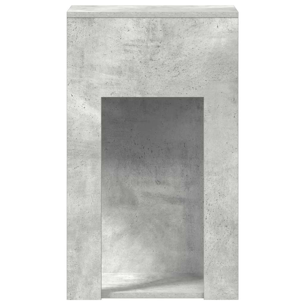 Computertorenstandaard met lade 30x44x74 cm betongrijs is nu te koop bij PeponiXL, paradijselijk wonen!
