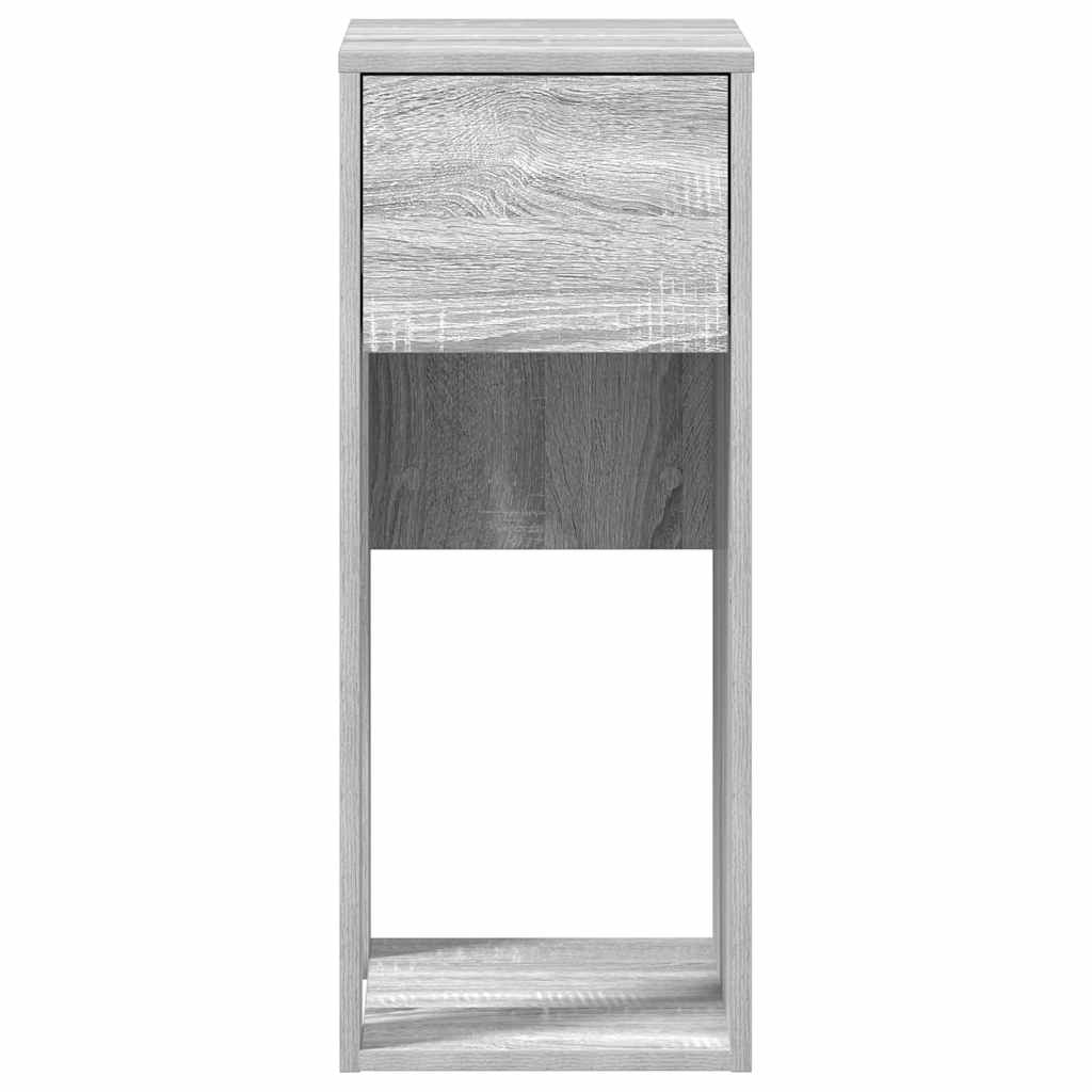 Computertorenstandaard met lade 30x44x74 cm grijs sonoma eiken is nu te koop bij PeponiXL, paradijselijk wonen!