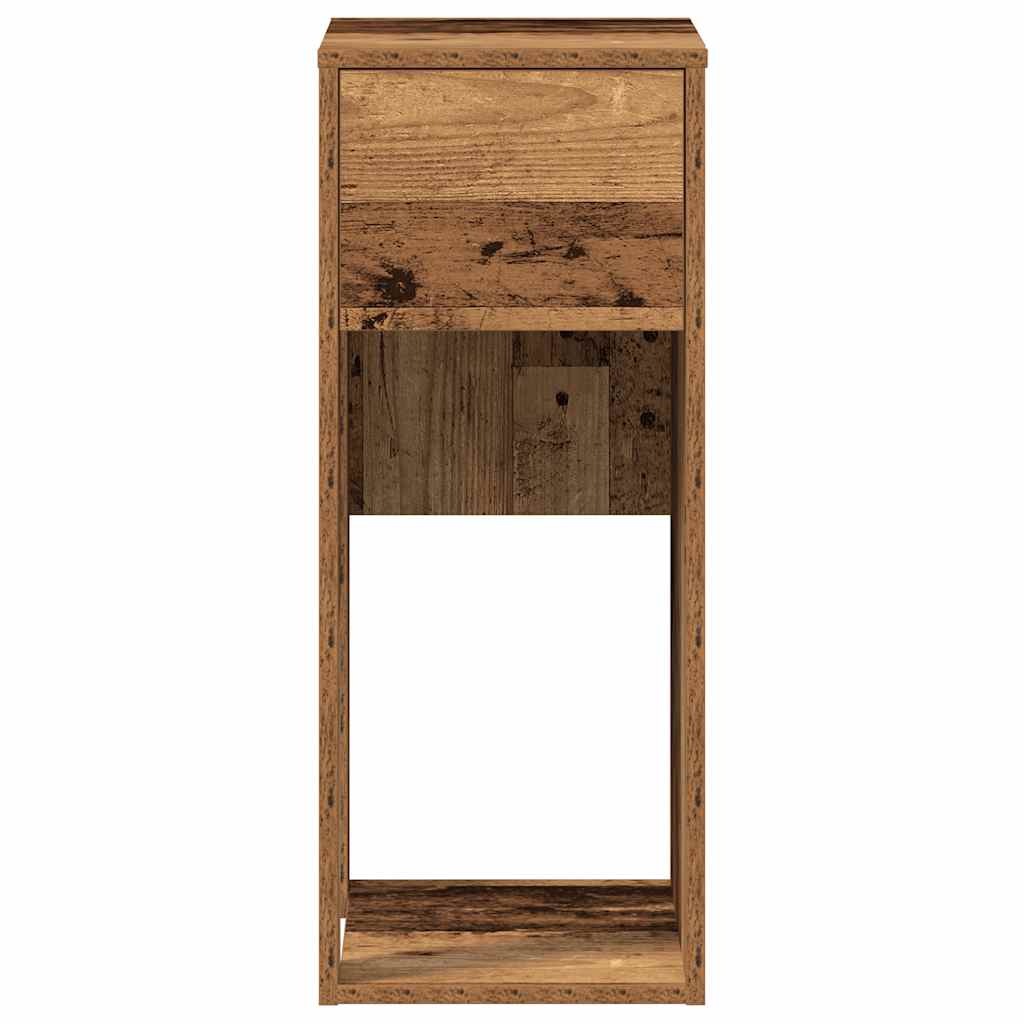 Computertorenstandaard met lade 30x44x74 cm oud houtkleurig is nu te koop bij PeponiXL, paradijselijk wonen!