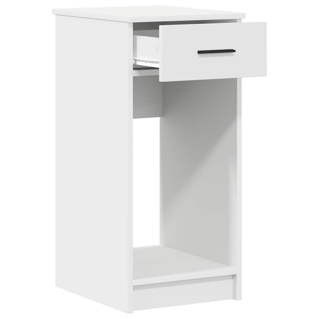 Computertorenstandaard met lade 35x45x77 cm wit is nu te koop bij PeponiXL, paradijselijk wonen!