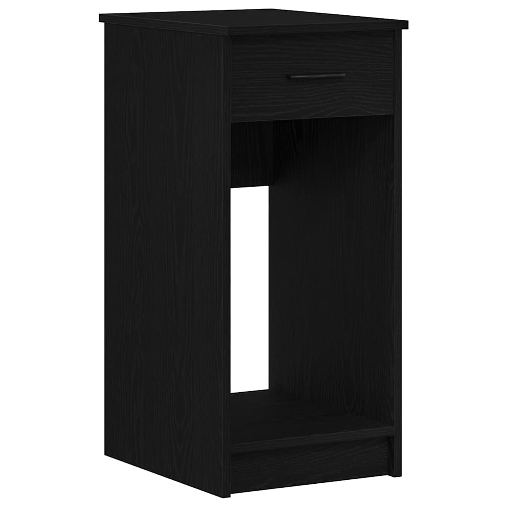 Computertorenstandaard met lade 35x45x77 cm zwart is nu te koop bij PeponiXL, paradijselijk wonen!