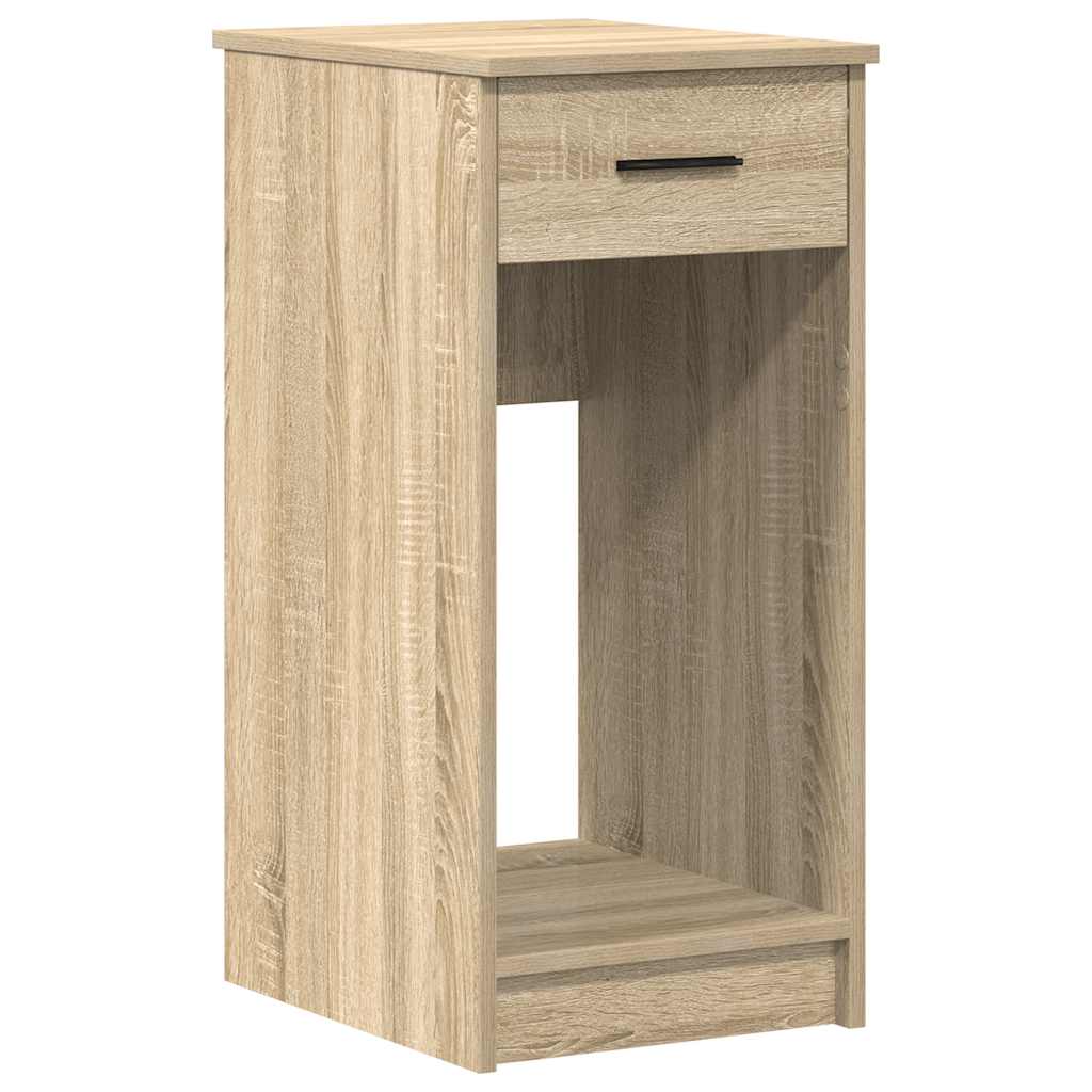 Computertorenstandaard met lade 35x45x77 cm sonoma eikenkleurig is nu te koop bij PeponiXL, paradijselijk wonen!