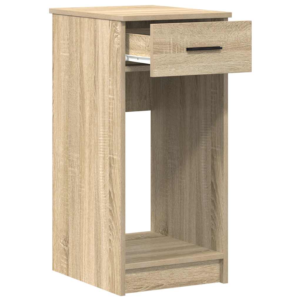 Computertorenstandaard met lade 35x45x77 cm sonoma eikenkleurig is nu te koop bij PeponiXL, paradijselijk wonen!